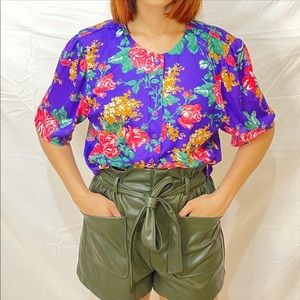 Floral vintage top